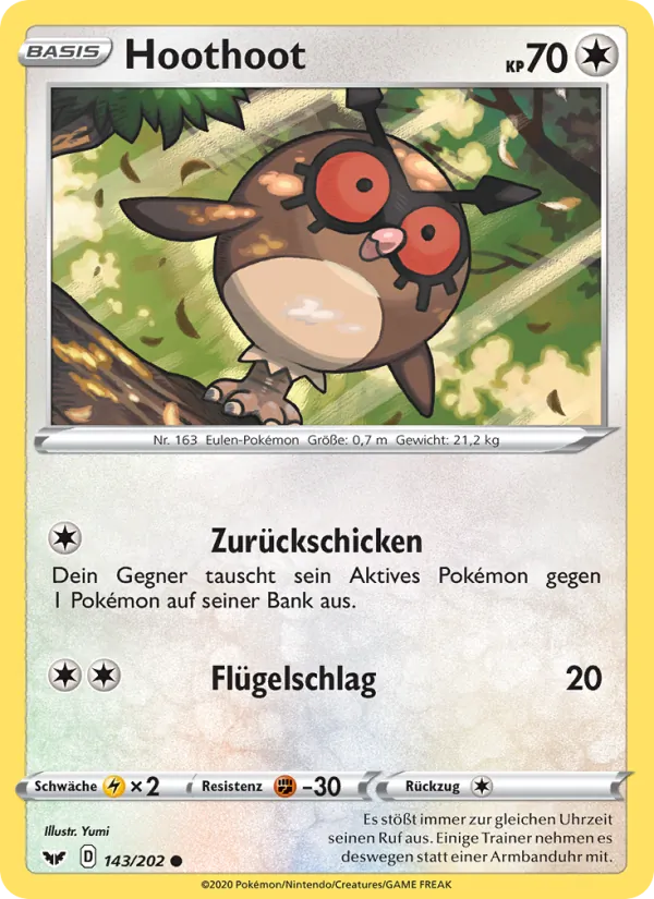 Hoothoot, Schwert & Schild 143
