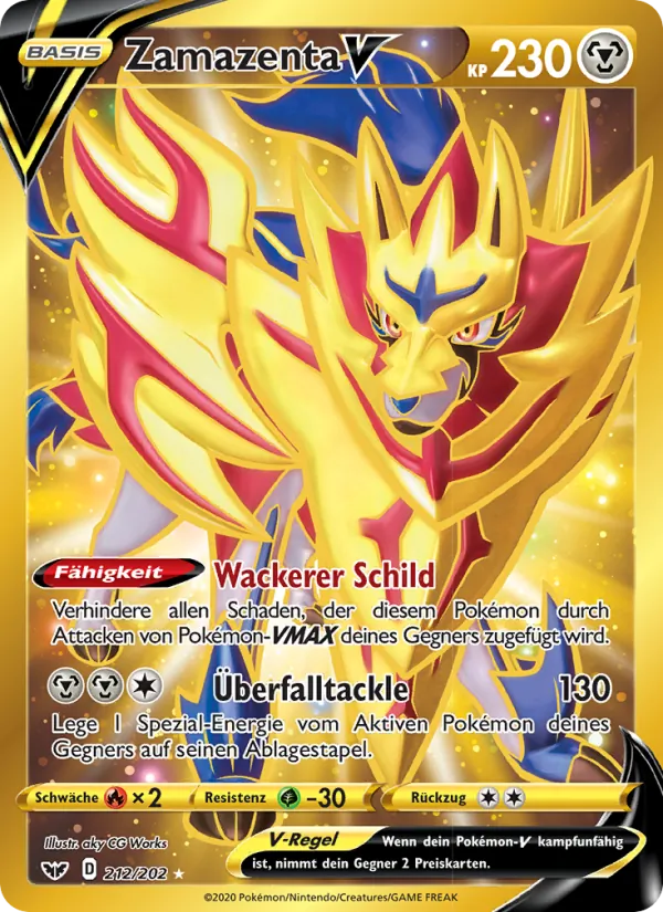 Zamazenta V, Schwert & Schild 212