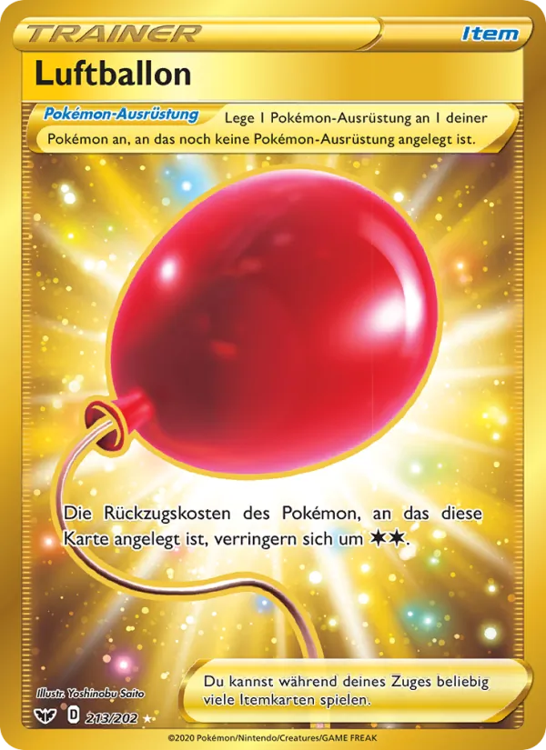 Luftballon, Schwert & Schild 213