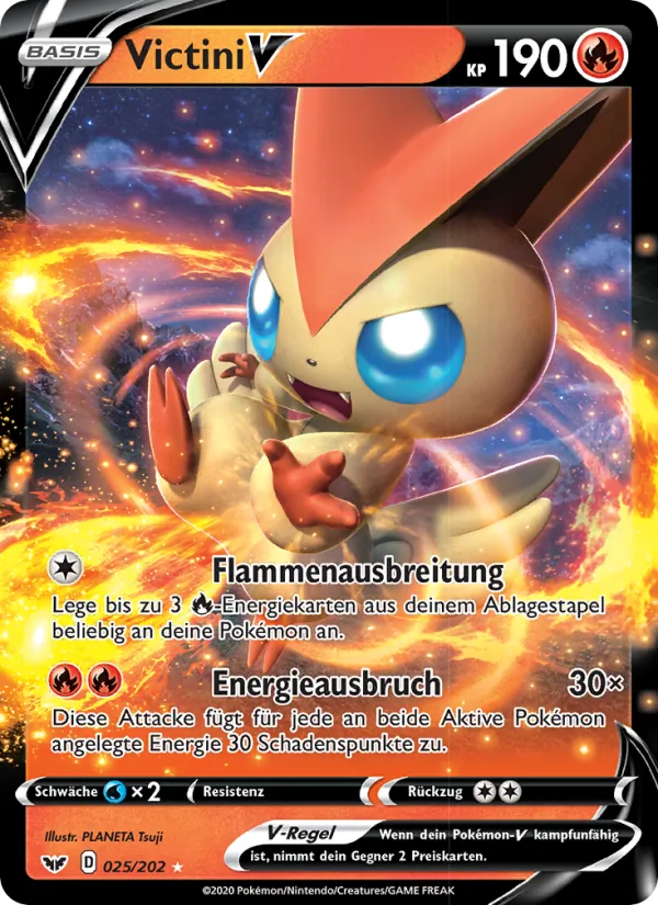 Victini V, Schwert & Schild 25