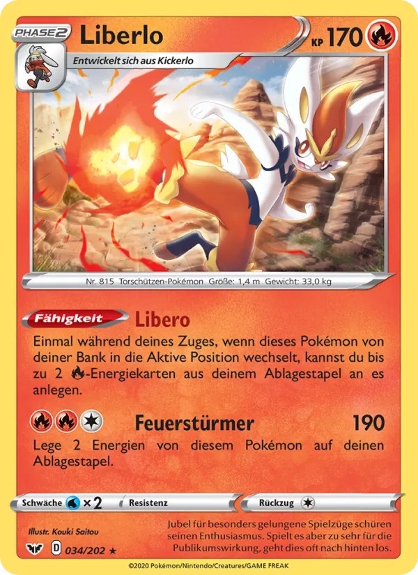Liberlo, Schwert & Schild 34
