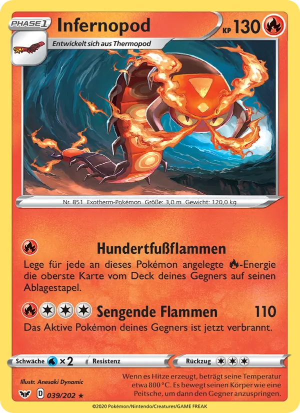 Infernopod, Schwert & Schild 39