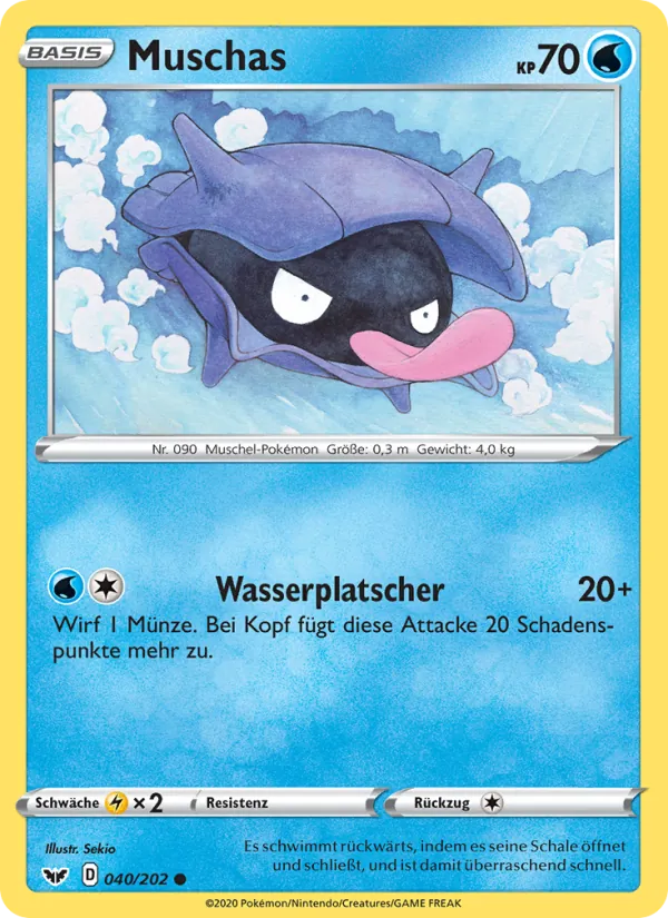 Muschas, Schwert & Schild 40