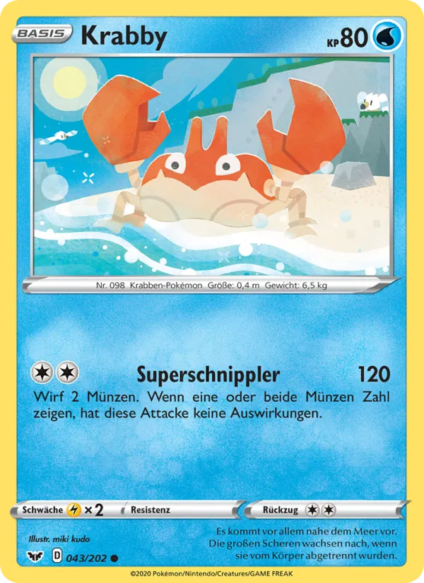 Krabby, Schwert & Schild 43