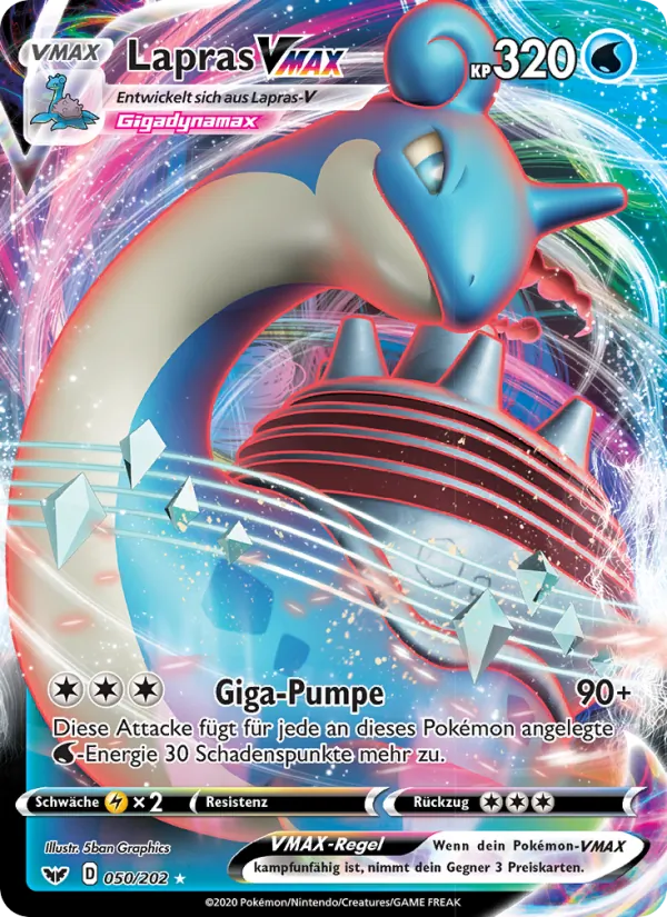 Lapras VMAX, Schwert & Schild 50