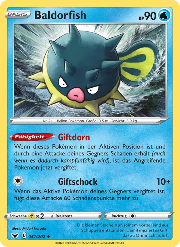 Baldorfish, Schwert & Schild 51