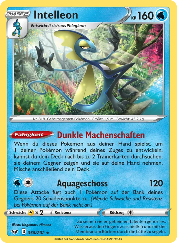 Intelleon, Schwert & Schild 58