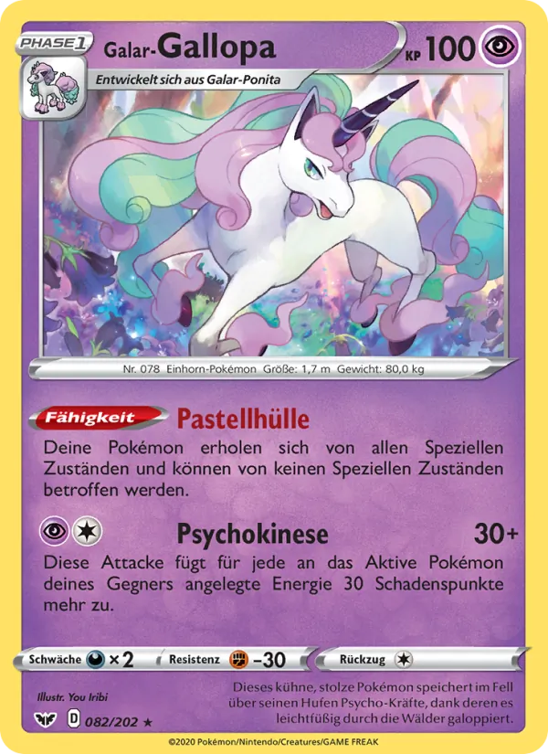 Galar-Gallopa, Schwert & Schild 82