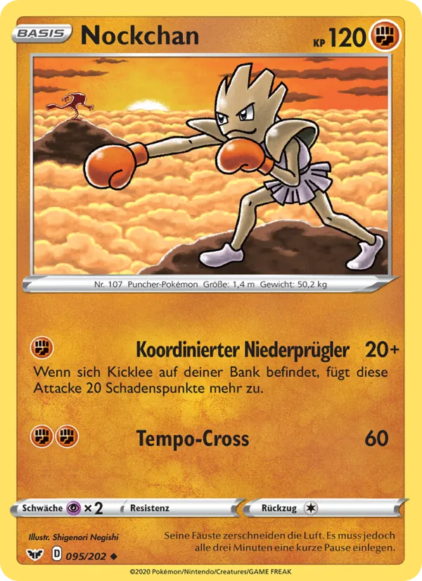 Nockchan, Schwert & Schild 95