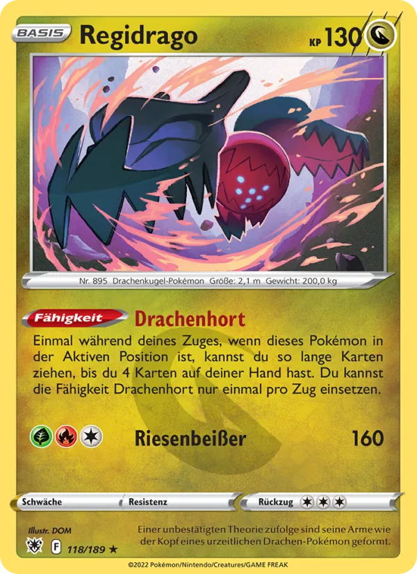 Regidrago, Astralglanz 118