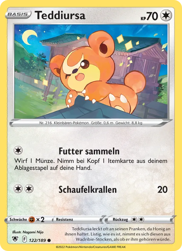 Teddiursa, Astralglanz 122