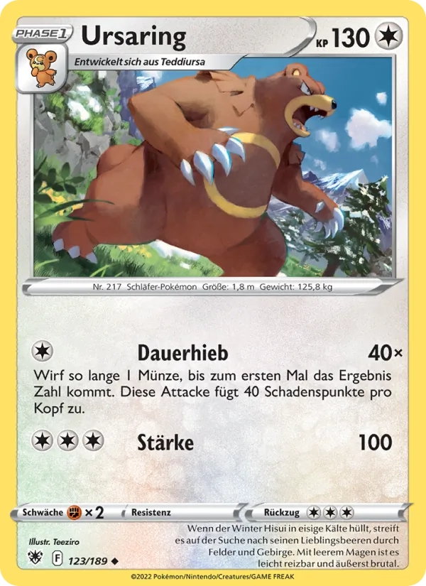 Ursaring, Astralglanz 123