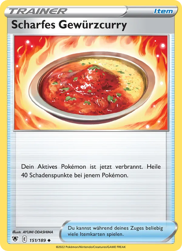 Scharfes Gewürzcurry, Astralglanz 151
