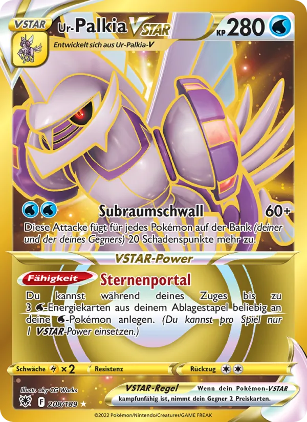 Ur-Palkia VSTAR, Astralglanz 208