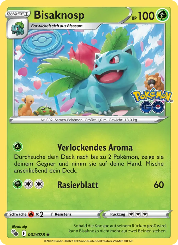 Bisaknosp, Pokémon GO 002