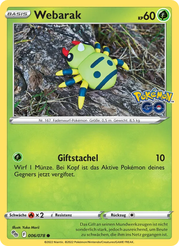Webarak, Pokémon GO 006