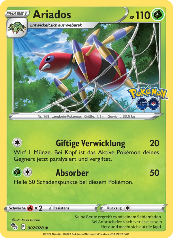 Ariados, Pokémon GO 007