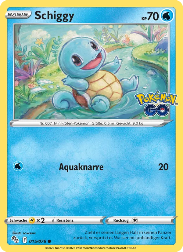 Schiggy, Pokémon GO 015