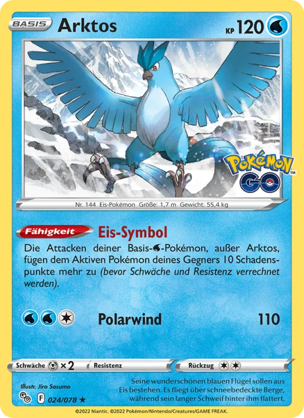 Arktos, Pokémon GO 024