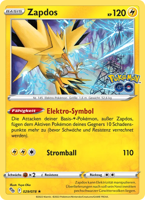 Zapdos, Pokémon GO 029