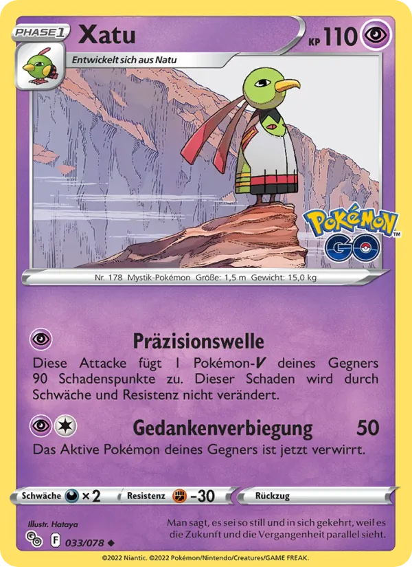 Xatu, Pokémon GO 033