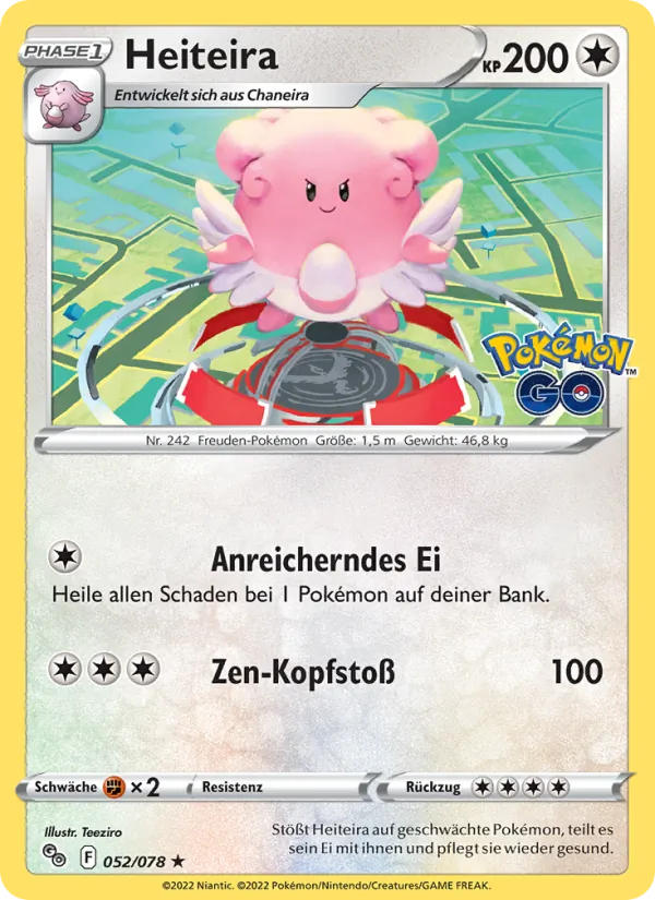 Heiteira, Pokémon GO 052