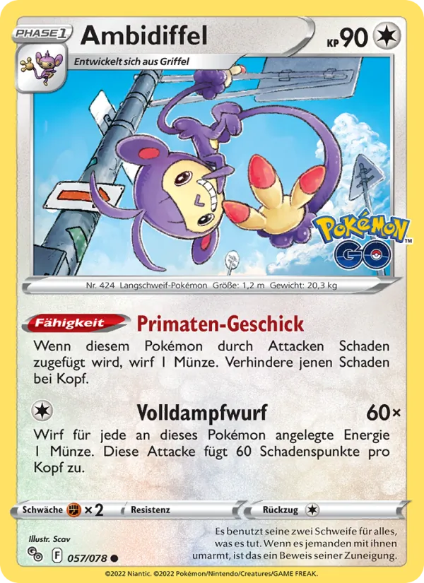 Ambidiffel, Pokémon GO 057