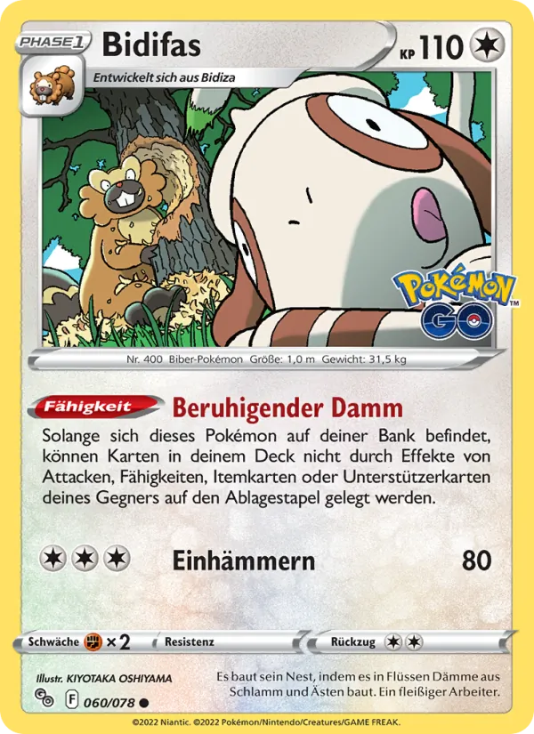 Bidifas, Pokémon GO 060