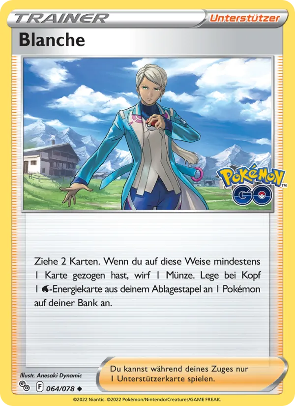 Blanche, Pokémon GO 064
