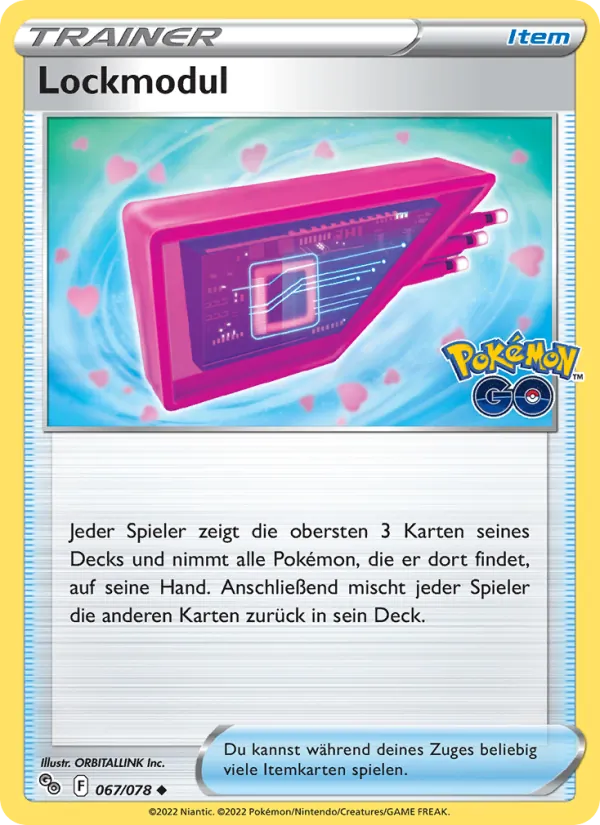 Lockmodul, Pokémon GO 067