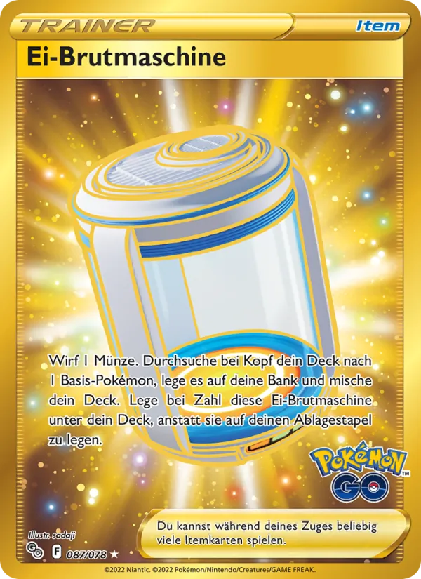 Ei-Brutmaschine, Pokémon GO 087