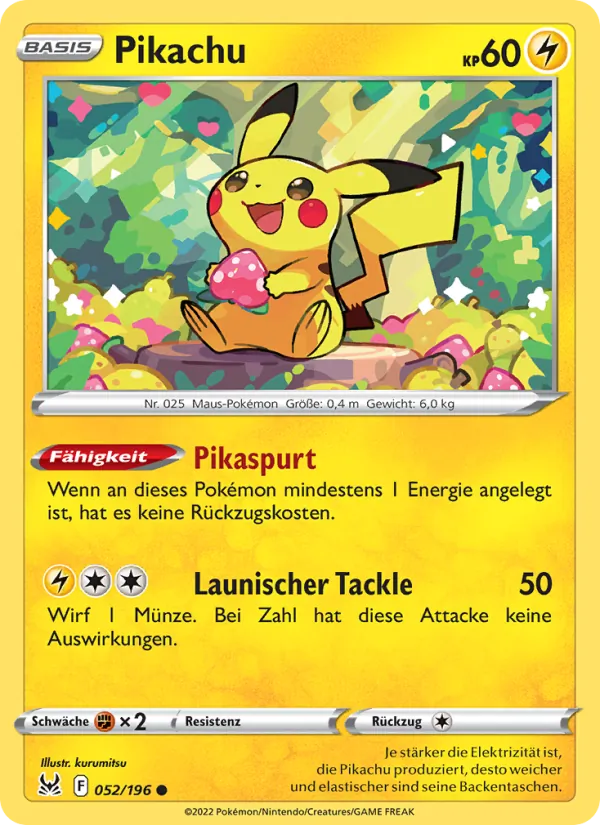 Pikachu, Verlorener Ursprung 052
