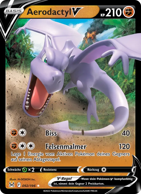 Aerodactyl V, Verlorener Ursprung 092