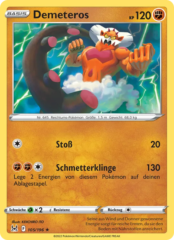 Demeteros, Verlorener Ursprung 105