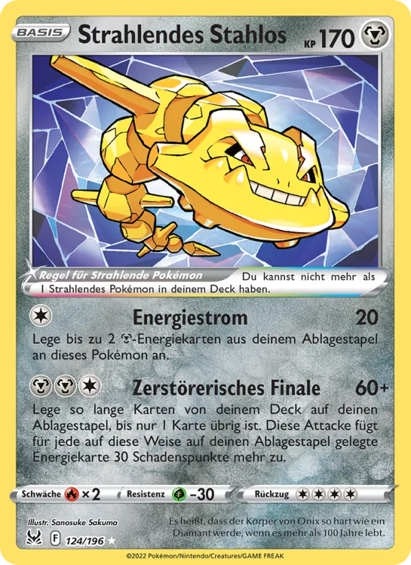 Strahlendes Stahlos, Verlorener Ursprung 124