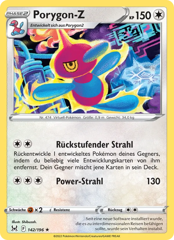 Porygon-Z, Verlorener Ursprung 142