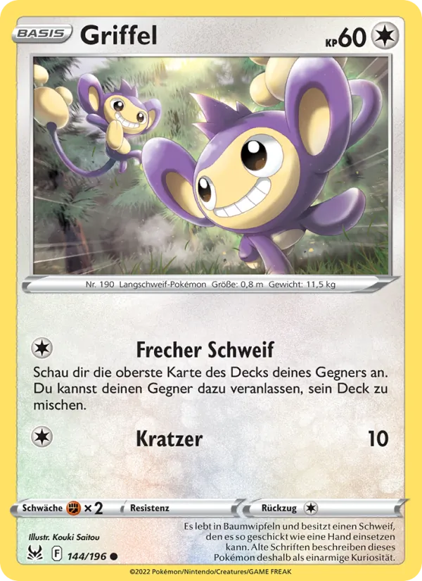 Griffel, Verlorener Ursprung 144