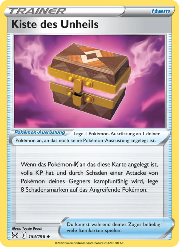 Kiste des Unheils, Verlorener Ursprung 154