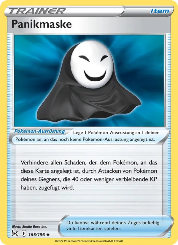Panikmaske, Verlorener Ursprung 165