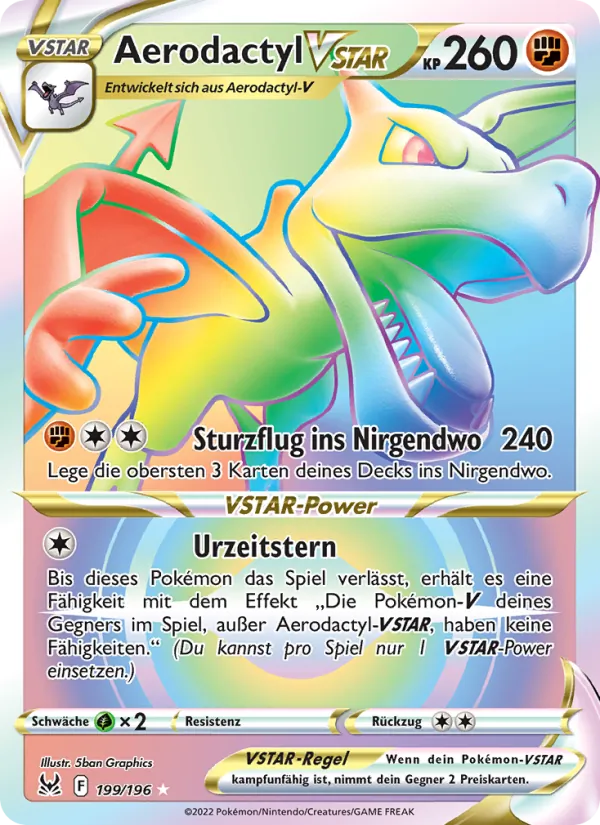 Aerodactyl VSTAR, Verlorener Ursprung 199