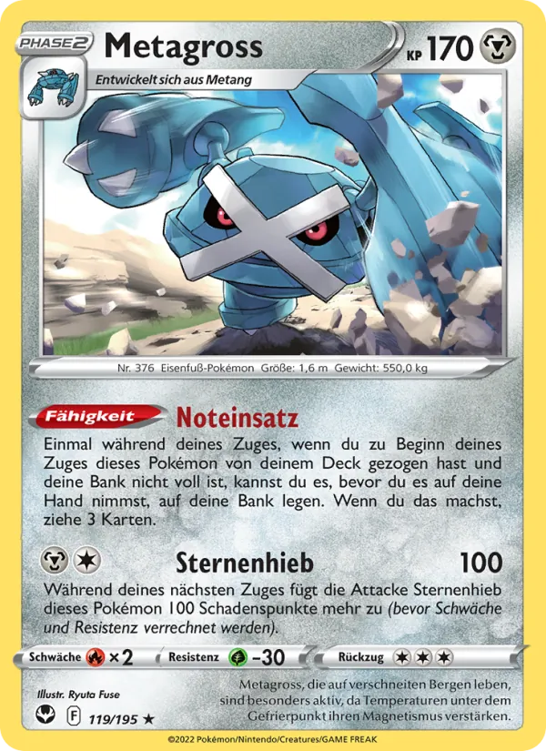 Metagross, Silberne Sturmwinde 119