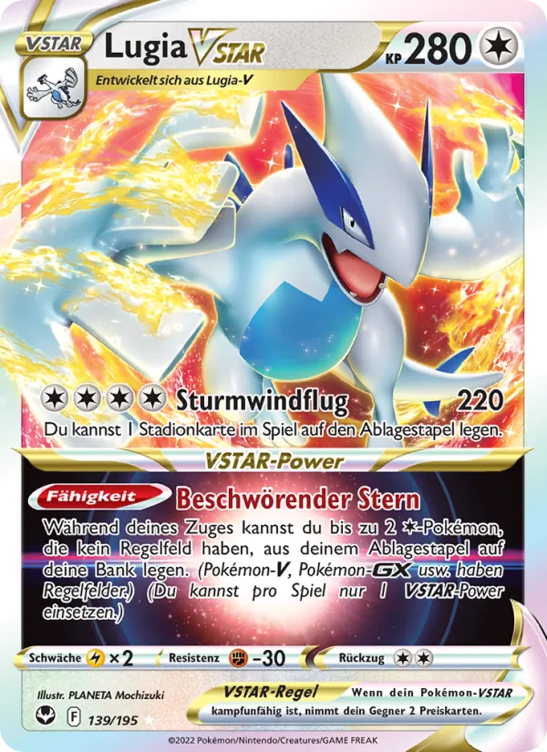 Lugia VSTAR, Silberne Sturmwinde 139