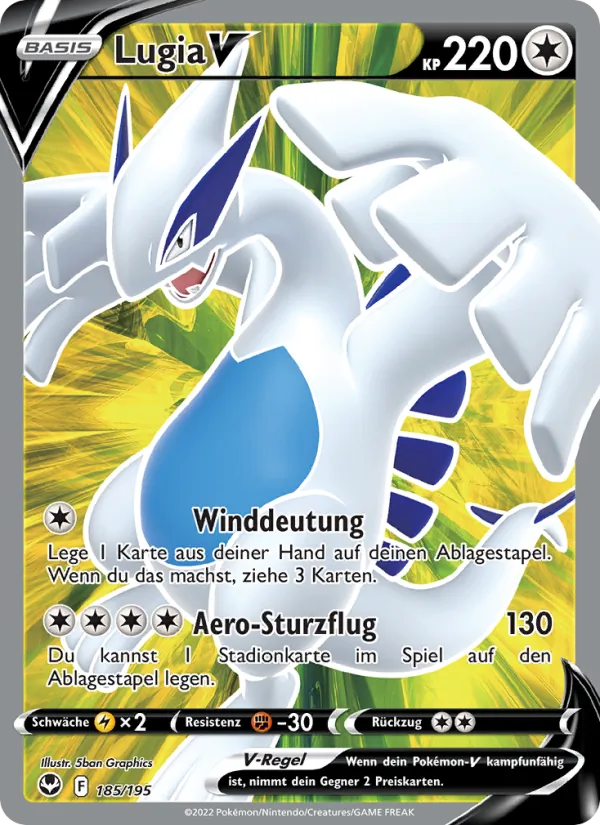 Lugia V, Silberne Sturmwinde 185