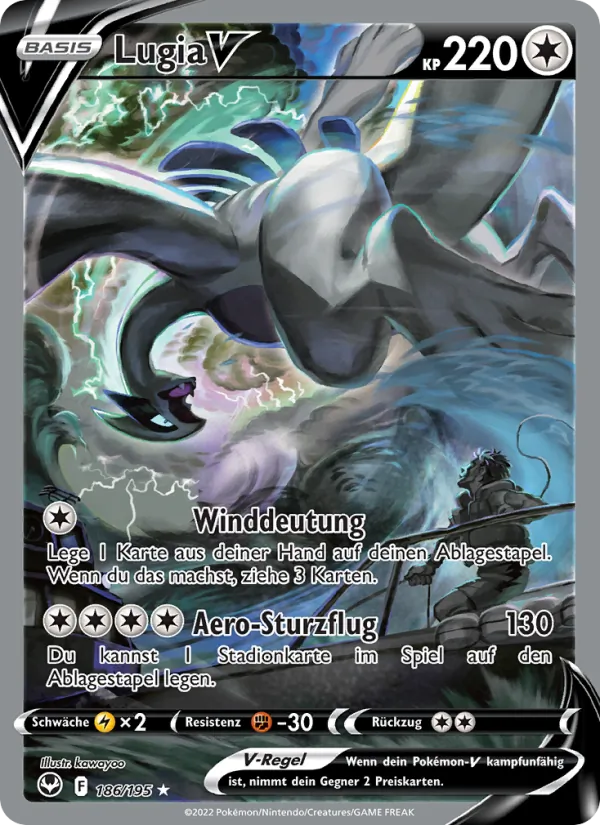 Lugia V, Silberne Sturmwinde 186
