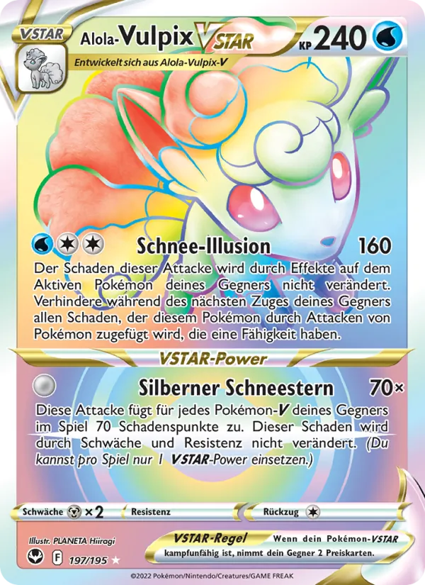 Alola Vulpix-VSTAR, Silberne Sturmwinde 197