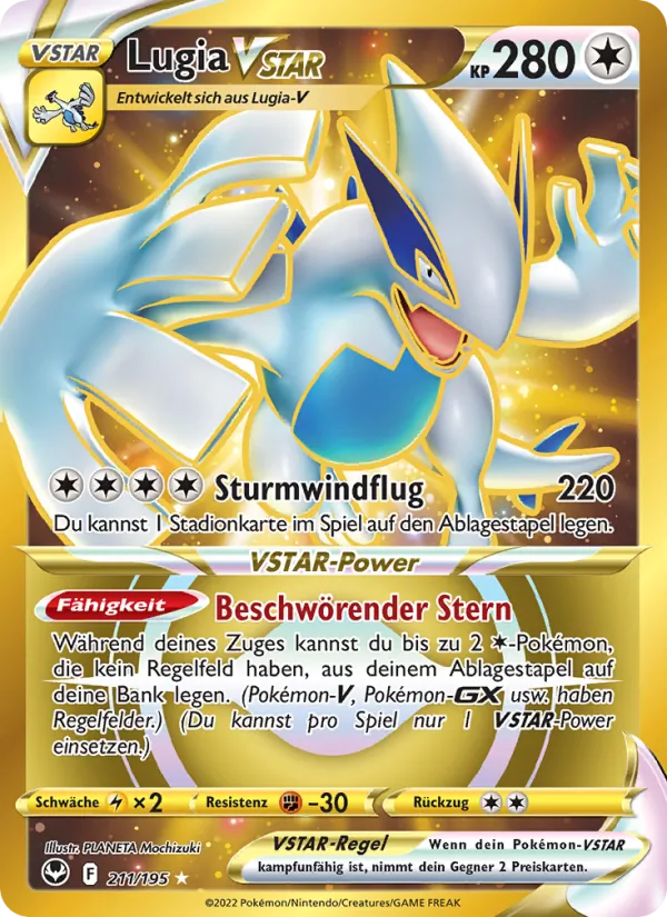 Lugia VSTAR, Silberne Sturmwinde 211