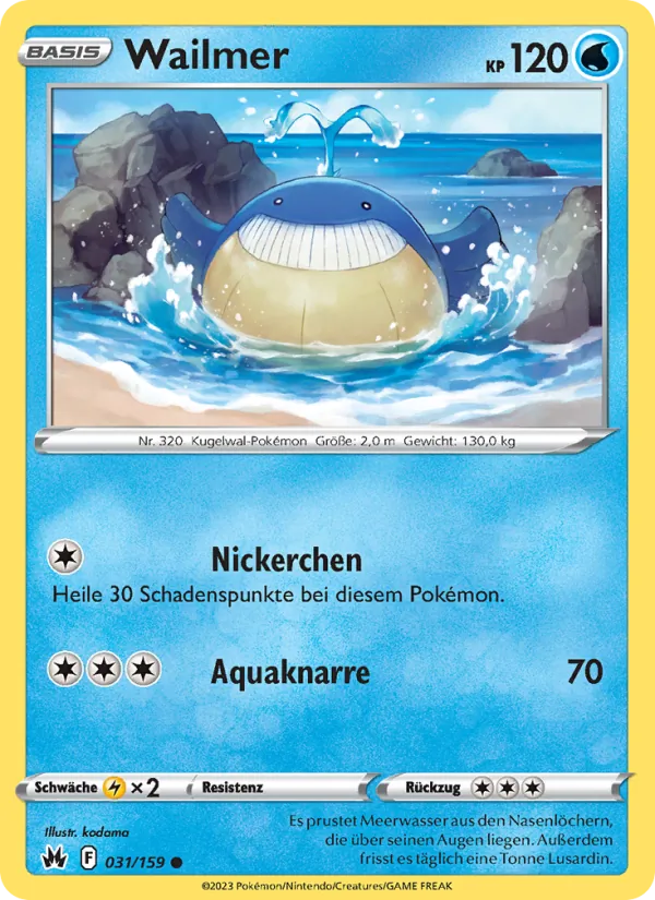 Wailmer, Zenit der Könige 031