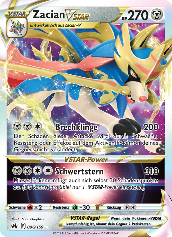 Zacian VSTAR, Zenit der Könige 096