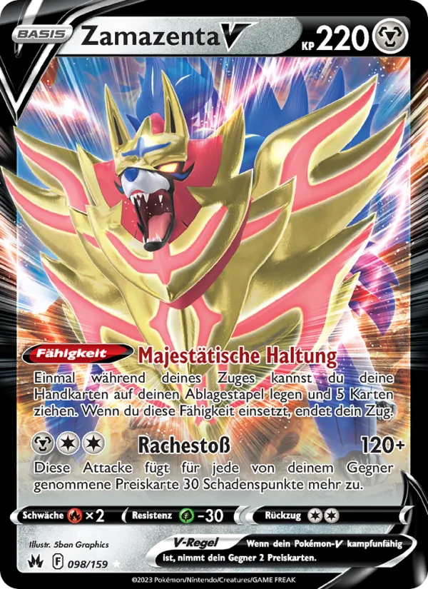 Zamazenta V, Zenit der Könige 098