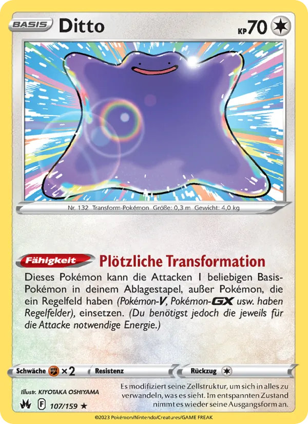 Ditto, Zenit der Könige 107
